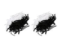 CENMEN 200 cuerdas elásticas de costura con hebilla ajustable, máscara elástica para las orejas, cuerda para orejeras, suministros para hacer tú mismo