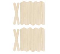 CENMEN 200 palitos de madera para manualidades de 15,2 cm de largo x 1,9 cm de ancho, palitos de hielo para manualidades