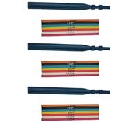 CENMEN 21 piedras de afilar de fibra de 100 x 4 x 1 mm para pulido de moldes + 3 soportes de fijación