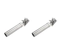 CENMEN 2X 316 Acero Inoxidable Acero Cubierta Ajustable Pesca Soporte Pesca Soporte