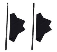 CENMEN 2X Accesorios para Instrumentos de Viento Palos de Limpieza para Varilla de Limpieza de Flauta con Paño para Kit de Limpieza de Flauta de Flauta