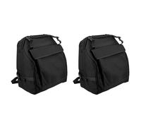 CENMEN 2X Bolsa de Almacenamiento de Estuche de AcordeóN de Tela Oxford Negra para AcordeóN de 48 Bajos
