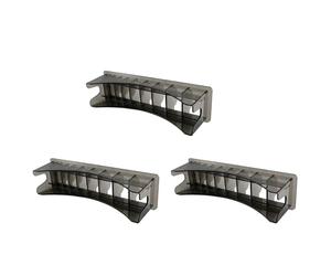 CENMEN 3 cajas de almacenamiento de base para cortadora de pelo, recortadora, peine, guía, peine, barbero, herramientas, peines guía