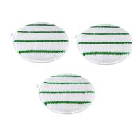 CENMEN 3 capó de hilo giratorio de 19 pulgadas de perfil bajo con almohadilla de limpieza de alfombras de agitación