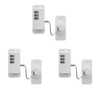 CENMEN 3 cerraduras para frigorífico, cerradura para frigorífico, acceso sin llave con un solo , contraseña personalizable, cerradura de combinación de seguridad infantil