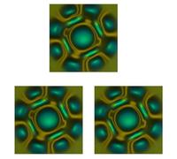 CENMEN 3 películas magnéticas de observación de 4 x 4 pulgadas, película magnética de campo estático, hoja de visualización de flujo magnético, detector de patrón magnético