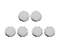 CENMEN 3 rejillas para altavoces de techo, rejilla de altavoz de audio integrada de techo de 4 pulgadas (plata)