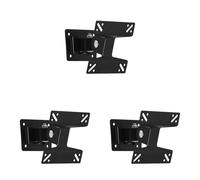 CENMEN 3 soportes universales de pared para pantalla LCD LED de 15 a 27 pulgadas, altura ajustable, retráctil, para monitor