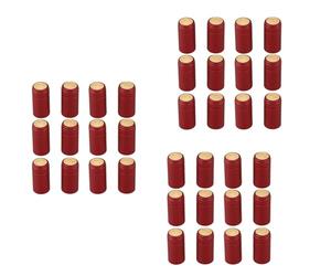 CENMEN 300 tapones de PVC retráctiles con línea de desgarro, tapa de vino tinto, tapa de plástico, tapa de sellado para botellas de vino autofabricada