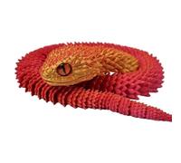 CENMEN 3D Viper - Figura articulada flexible de serpiente 3D movible con múltiples articulaciones, modelo de regalo, regalo 3D C