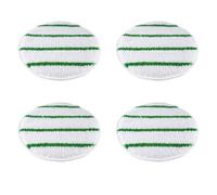 CENMEN 4 capó de hilo giratorio de 19 pulgadas de perfil bajo con almohadilla de limpieza de alfombras de agitación