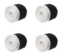 CENMEN 4 cepillos para aspiradora con cubierta antipolvo de 1 metro y 70 mm, herramienta de nailon, accesorios de enrutador CNC, cepillo para máquina de grabado