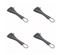 CENMEN 4 piezas 3/4 4/4 violín cordal estilo colina con 4 piezas Tailgut Tailgut Tailcord 4 sintonizadores finos aleación de aluminio duradero fuerte
