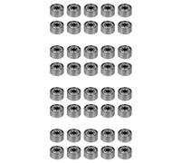 CENMEN 40 rodamientos de bolas radiales métricos de metal sellados de goma en miniatura, modelo: 692 ZZ, 2 x 6 x 3 mm