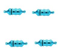 CENMEN 4X 1/8 1/10 RC Model Car Spare Parts Filter Nitro para 02156 94122 94188, azul