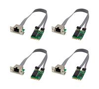 CENMEN 4X Mini PCIE Tarjeta de red M.2 A+E a RTL8111F Gigabit Ethernet Tarjeta de red Ethernet de un solo puerto RJ45