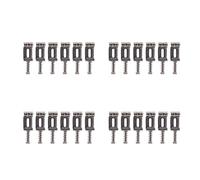 CENMEN 4X Sillines de Puente de Guitarra Roller Tremolo para Accesorios de Guitarra Eléctrica Plata