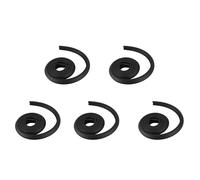 CENMEN 5 tiras protectoras de mesa para niños, 2 m, borde de vidrio, para muebles, barra de choque de terror, espuma de esquina (negro)