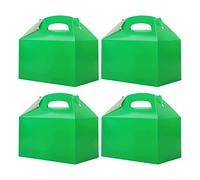 CENMEN 50 cajas de caramelos, regalos de fiesta, aperitivos, bolsas de regalo, galletas de papel, bolsas de regalo, cajas de hastial, color verde