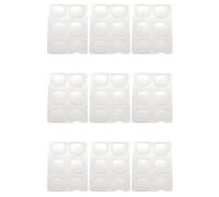 CENMEN 54 almohadillas de gel amortiguadoras de tambor, tambores de silicona para control de tono, transparente