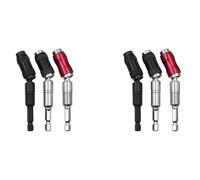 CENMEN 6 soportes magnéticos para brocas pivotantes, soporte magnético de punta giratoria, soporte de puntas de destornillador flexible de liberación rápida A