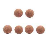 CENMEN 6 tapones de madera de corcho para vino, tapón de bola de corcho para decantador de vino, botella de repuesto de 5,5 cm