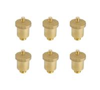 CENMEN 6 válvulas de ventilación automáticas de latón de rosca macho de 1/2 pulgada para calentador de agua solar, válvula de alivio de presión, válvula de ventilación de aire