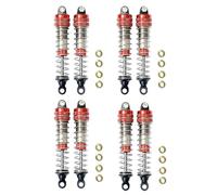 CENMEN 8 piezas delanteras y traseras para 9115 S911 9116 S916 9125 1/10 1/12 accesorios de actualización de coche RC, rojo