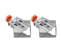 CENMEN Abrazadera de posicionamiento rápido de carpintero 2 piezas para juntas de madera Clip de fijación de ángulo recto de 90 grados abrazadera de ángulo recto-cerrado fácil de usar