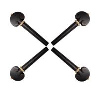CENMEN Clavijas para Violonchelo, Juego de 4, Clavijas de con Incrustaciones, Perillas, Clavijas de AfinacióN, Afinadores de Accesorios para ViolíN