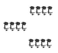 CENMEN Clip de MicróFono de 12 Piezas Clip de Tambor Clip de MicróFono una Prueba de Golpes Soporte de MicróFono Accesorios para Instrumentos Musicales una Prueba de Golpes