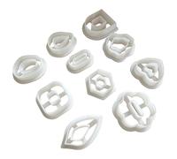 CENMEN Cortadores de arcilla polimérica, 10 cortadores de arcilla polimérica bohemia, herramientas geométricas de arcilla para joyas de arcilla polimérica, kit de arcilla polimérica