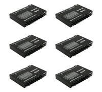 CENMEN EQ-819 - Ecualizador de audio multifuncional para coche, ecualizador de ecualizador, ecualizador paramétrico, ecualizador de audio para coche, 6 unidades