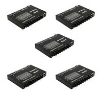 CENMEN EQ-819 - Ecualizador de audio multifuncional para coche, ecualizador de ecualizador, ecualizador paramétrico, ecualizador de audio para coche, 5 unidades