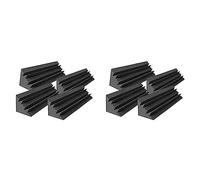 CENMEN Espuma Insonorizada Acústica Estudio de Paneles Acústicos de 8 Piezas, Esquina Trampa de Bajo Tratamiento De Sonido, Cuñas de Paneles de Sonido, 12X12X48cm