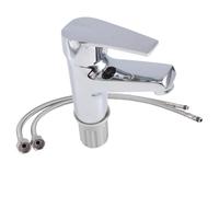 CENMEN Grifo monomando cromado de un solo agujero, monomando, montado en cubierta, grifo mezclador para fregadero de cocina, grifos fríos y calientes