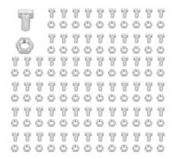 CENMEN Juego de 1000 tuercas y pernos cuadrados de invernadero M6 x 12 mm, piezas de kit de reparación de invernadero