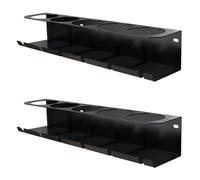 CENMEN Juego de 2 soportes neumáticos para herramientas/aerosol, soporte para botellas de latas montado en la pared, organizador de herramientas de aire