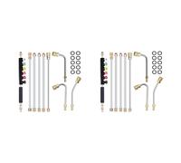 CENMEN Juego de 2 varitas de extensión para lavadora a presión, con puntas de boquilla, conexión rápida de 1/4 pulgadas, para anillo antifugas de 4000 PSI