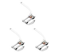 CENMEN Juego de 3 piezas de vibrato para guitarra, con parte superior , para guitarra eléctrica, LP, color plateado