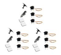 CENMEN Juego de 3 unidades de marco principal y placa servo XK K110 Upgrade K110S para helicóptero RC XK K110 K110S