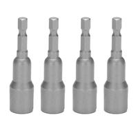 CENMEN Juego de 4 destornilladores de tuerca de ala eléctrica, tuercas de ala de ranura, juego de herramientas de llaves de tubo, brocas de vástago hexagonal de 1/4 pulgadas