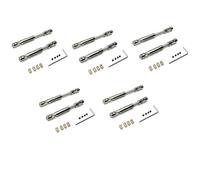 CENMEN Juego de 5 ejes de transmisión CVD de metal MN78 con manga de eje de 3 mm a 4 mm para MN78 MN-78 MN 78 1/12 piezas de actualización de coche RC