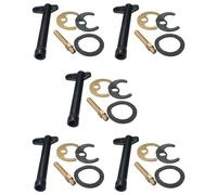 CENMEN Juego de 5 tornillos de fijación para lavabo, monobloc, monobloc, para lavabo, soporte de cocina