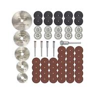 CENMEN Juego de 60 hojas de de diamante HSS Mini hoja de circular para herramientas rotativas ruedas de corte de resina