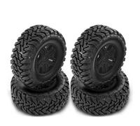 CENMEN Juego de llantas de goma RCCar de 110 mm para camión de curso corto 1/10 ARRMA SENTON- 550/9125 Slash Redcat/,B