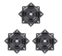 CENMEN Juego universal de 3 piezas de 6 pulgadas para asiento de barco, de pesca, asiento marino, rotación de 360 grados, juego universal