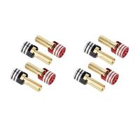 CENMEN Kit de 8 tapones y empuñaduras para disipador de calor de batería de 5.0 mm para camión todoterreno 1/10, accesorios de coche RC pieza de actualización