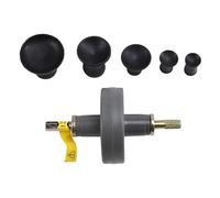 CENMEN Kit de herramientas de lapeado de válvula, kit de lapadora de válvula de motor pequeño con 4 placas de succión herramienta de molienda de válvula eléctrica