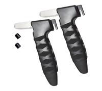 CENMEN Manija de puerta de automóvil para ancianos, paquete de 2 manijas de coche para personas mayores y discapacitados, color negro